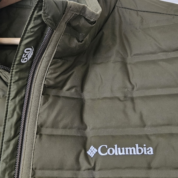 Columbia - Olive Green Quilted Insulated Vest - XL - Picture 4 of 4